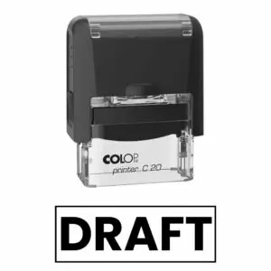 "DRAFT" Office Stamp