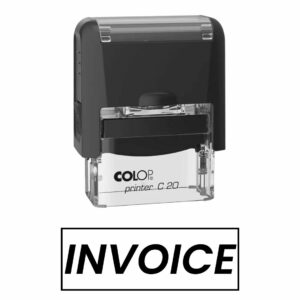 "INVOICE" Office Stamp