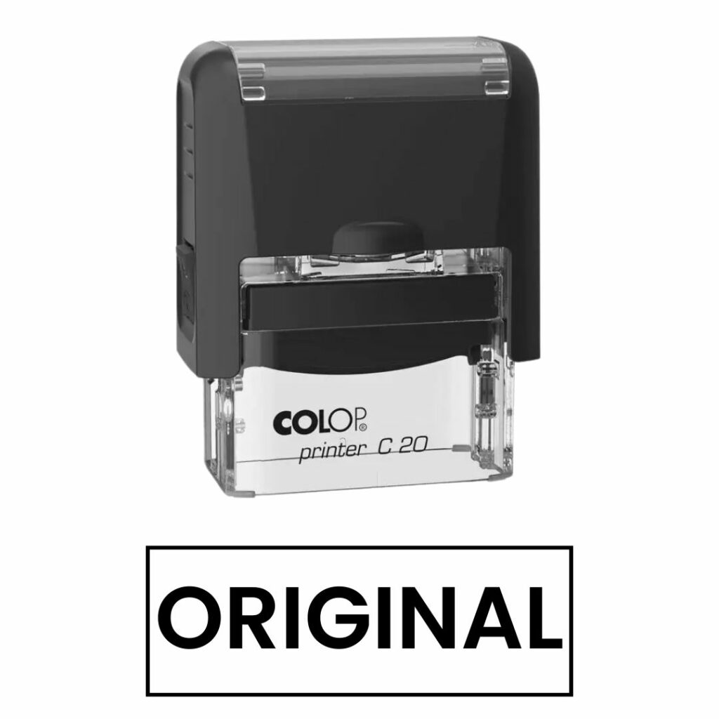 “ORIGINAL” Office Stamp – Pixel Printers