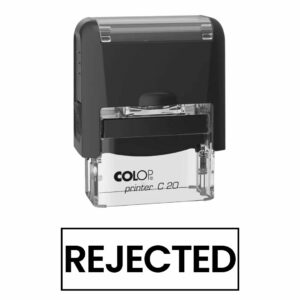 "REJECTED" Office Stamp