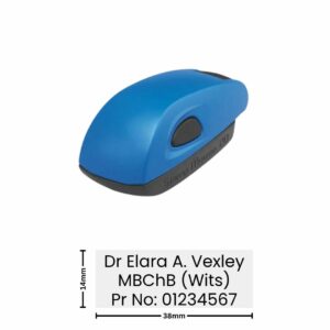 Customisable 3-Line Doctor’s Mouse Stamp