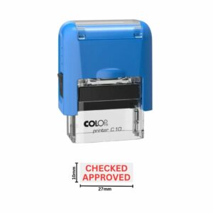 Customisable 2-Line Text Stamp