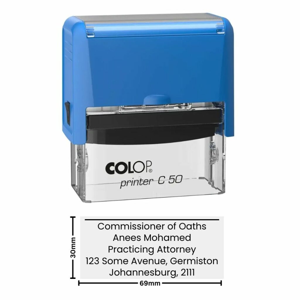 Designation 5-Line Stamp – Pixel Printers