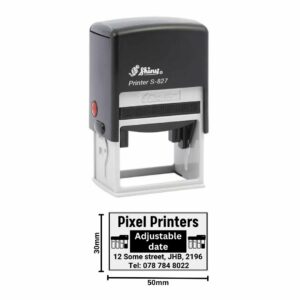 Customisable 4-Line Dater Stamp (50x30mm)