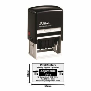 Customisable 6-Line Dater Stamp (56x33mm)