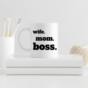 Wife. Mom. Boss. Mug